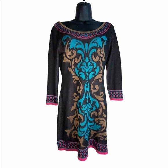 Flying Tomato 3/4 Sleeve Sweater Dress Size Medium - Picture 1 of 7